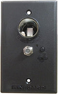 Black Winegard RV-7032 Wall Plate Power Supply - Front View | United RV Parts