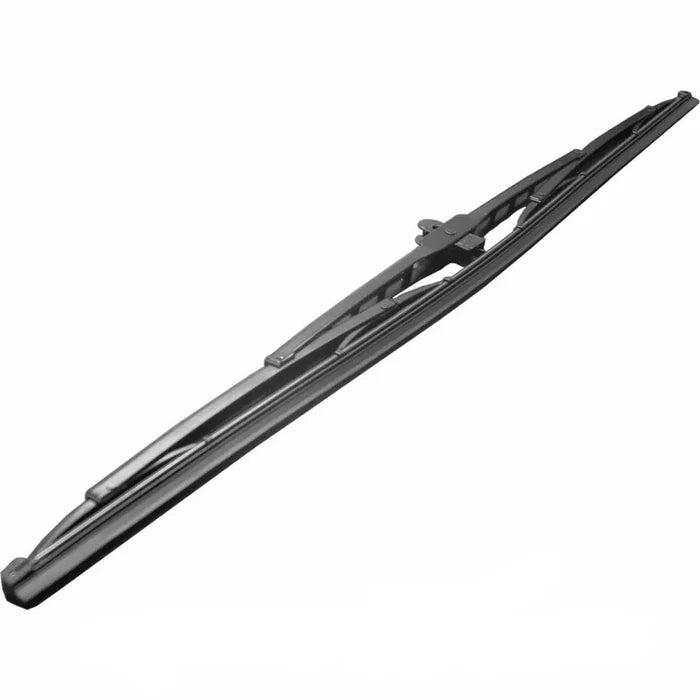 Black Wiper Technologies WT8-28 J Hook Wiper Blade 28 Inch - Angled View | United RV Parts