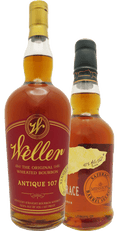 W.L. Weller Antique "Mission Barrel Select & Buffalo Trace Kentucky Bourbon "Mission Barrel Select" 375ml