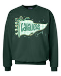 Youth Cavaliers Gingham Pennant Flag Sweatshirt