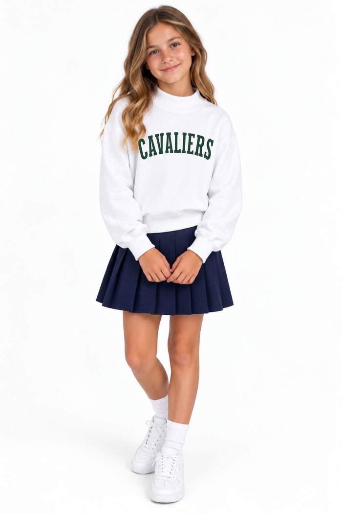 YOUTH Cavaliers Mock Neck Sweatshirt