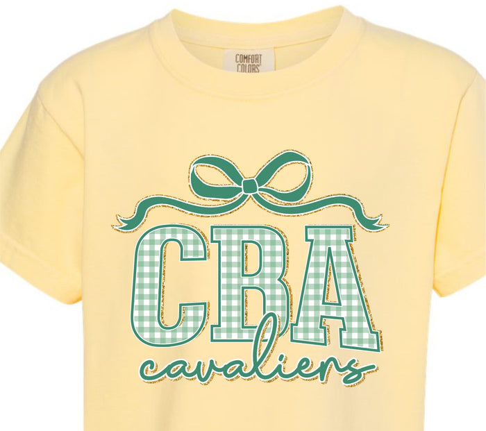 Youth CBA Cavaliers Gingham Print T-shirt
