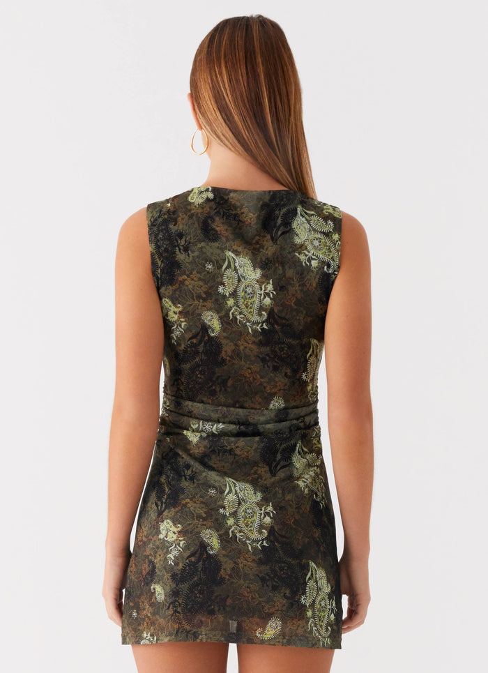 Zella Mini Dress - Cyber Floral